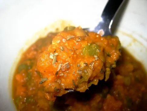 Süßkartoffel-Splitterbsensuppe