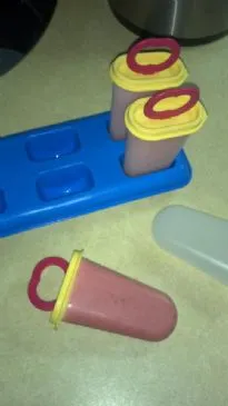 Gefrorene Obst- und Gemüse-Joghurt-Riegel