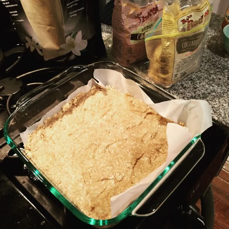 Leichte Zitronen-Vanille-Kokos-Proteinriegel