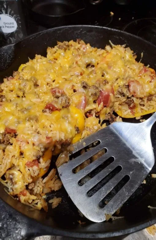 Wild gefüllte Mini-Paprika