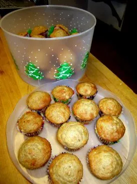 Bananen-Haferflocken-Mini-Muffins
