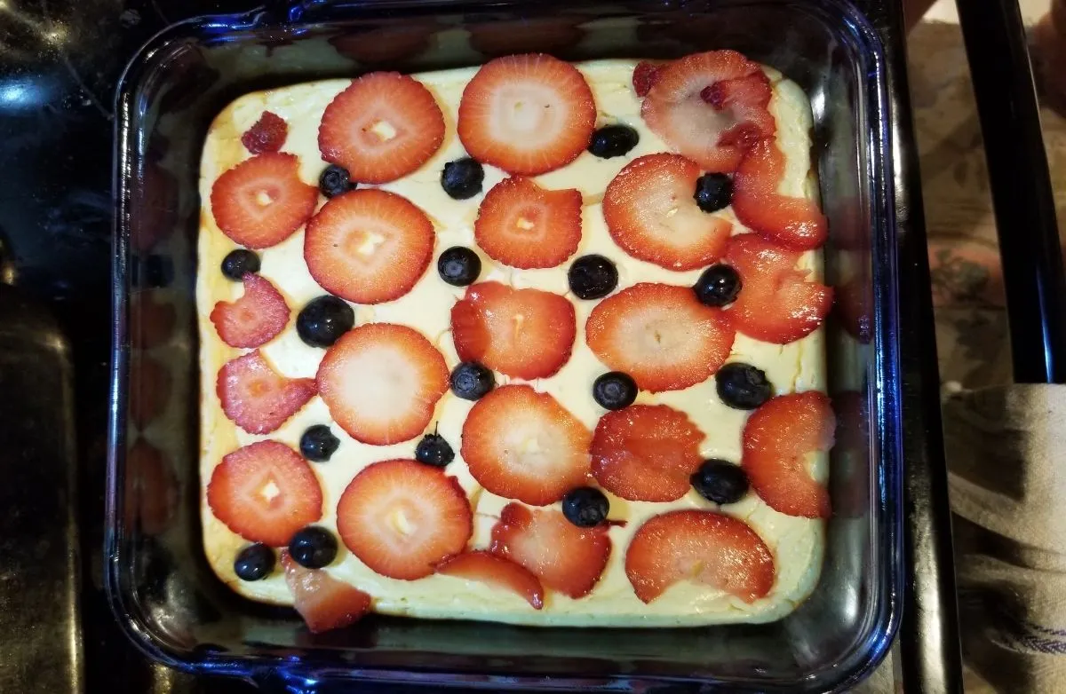 Low Carb Keto Beeren-Käsekuchen