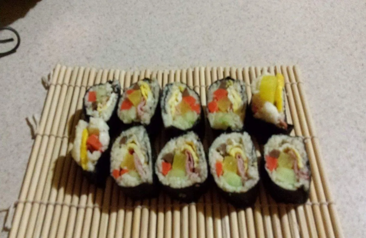 Kimbap mit Blumenkohlreis