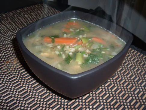 Karottengrün-Suppe