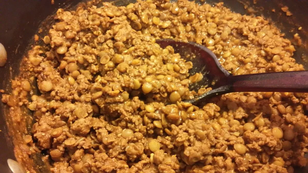 Linsen-Taco-Fleisch