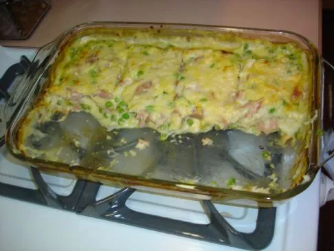 Siris Auflauf mit übrig gebliebenem Schinken