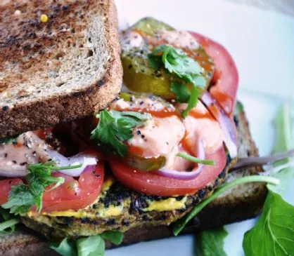 Der ultimative "Gesunde" Gemüseburger-Sandwich... mit einer geheimen Zutat! Pssst...