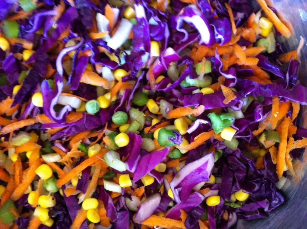 Rotkohl-Konfetti-Salat