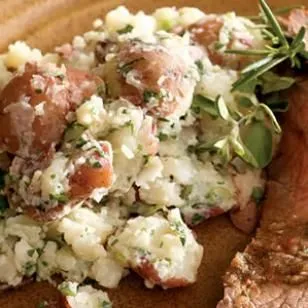 Petersilien-Stampfkartoffeln