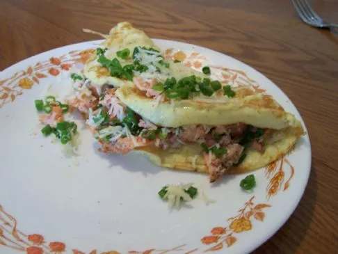 Lachs-Omelette