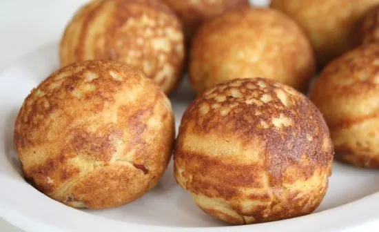 Dänische Aebleskiver (Pfannkuchenbällchen)