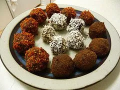 Rohe Schokoladentrüffel