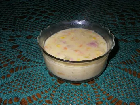 Käse-Kartoffel- und Mais-Chowder