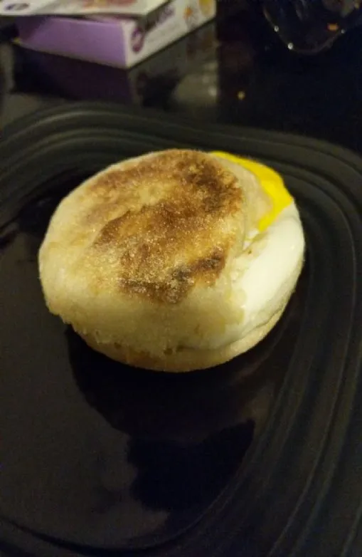 Frühstückssandwich mit Gouda