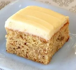Michael A's Bananenkuchen-Riegel mit Honig-Frischkäse-Frosting
