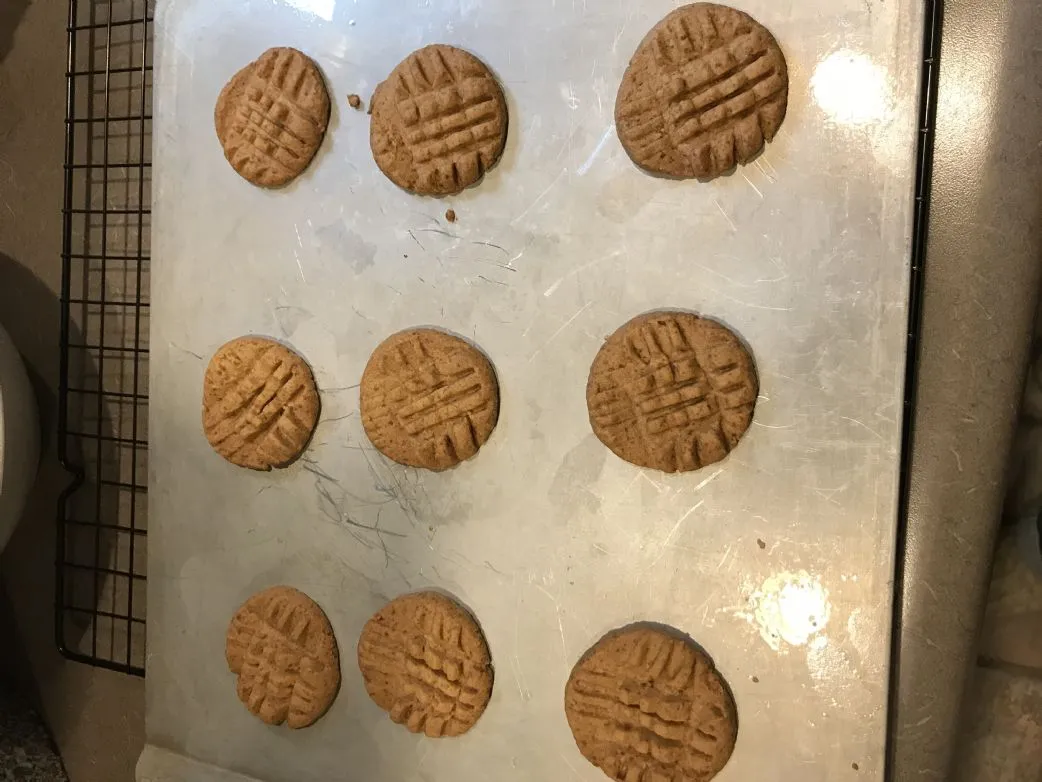 Keto Erdnussbutterkekse