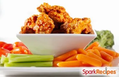 Scharfe Buffalo-Blumenkohl 'Wings'