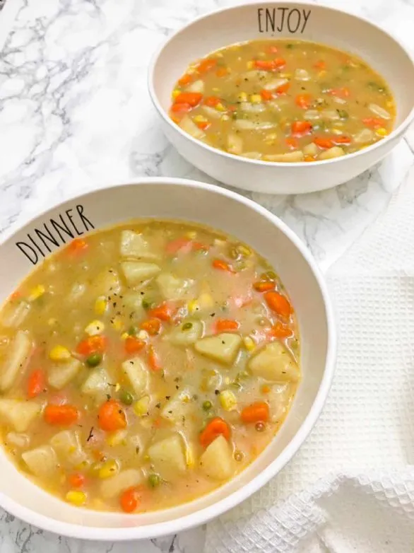 WFPB Cremige Gemüsesuppe