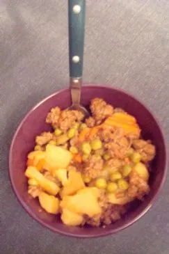 Omas Hamburger- und Gemüseauflauf