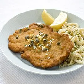 Panierte Schweinekoteletts (Schweineschnitzel)