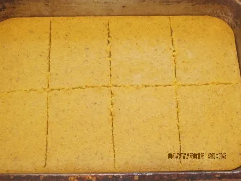 Faina-Fladenbrot - Gebackenes Kichererbsen-Fladenbrot