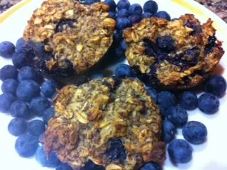 Heidelbeer-Hafer-Muffins