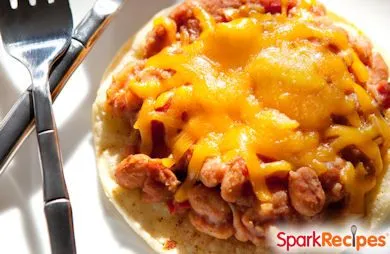 Langsam gekochte Refried Beans