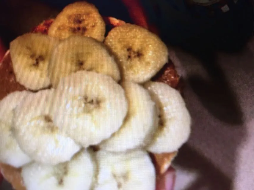 Erdnussbutter-Bananenblütenkuchen