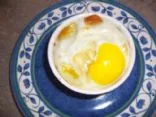 Gebackenes Ei & Spinat