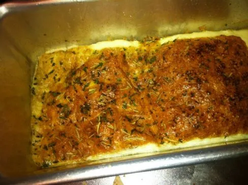 Gewürzte gebackene Eier