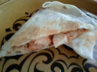 Fettarme Hähnchen-Quesadilla