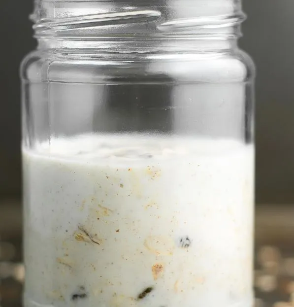 Haferflocken-Rosinen-Kekse Übernacht-Haferflocken