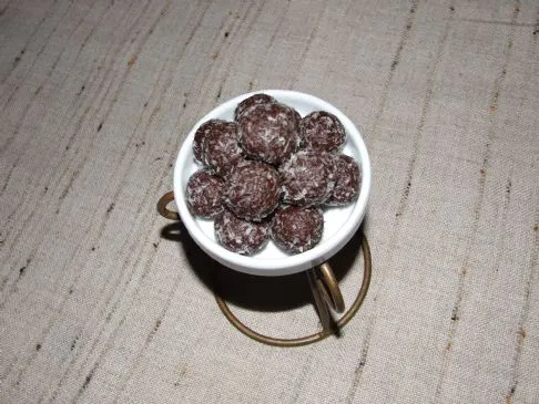 Rohe Schokoladentrüffel