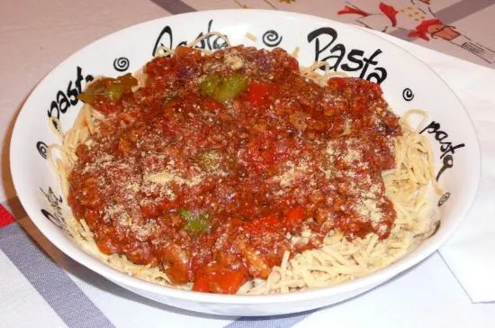 Vegane Soja-Spaghetti