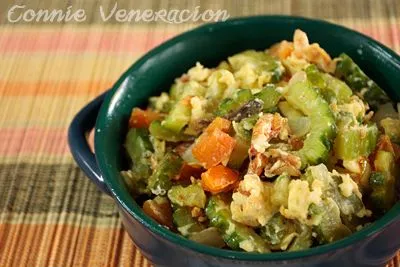 Garnelen-Bittermelone