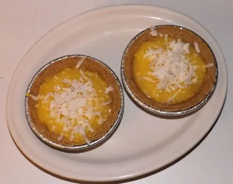 Mini-Kokosnuss-Creme-Torte