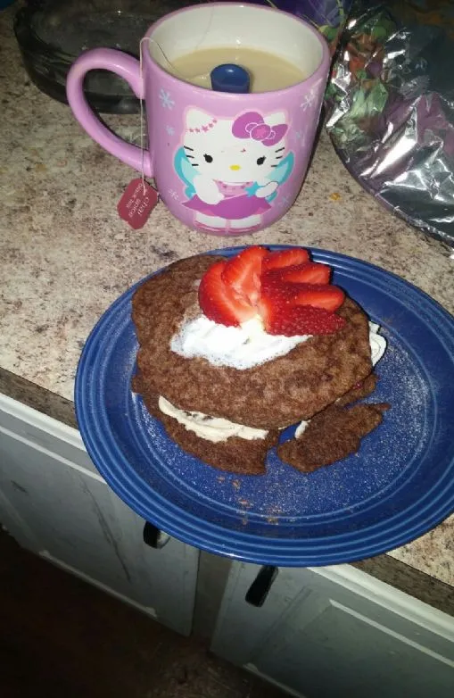 Käsekuchen-Pfannkuchen