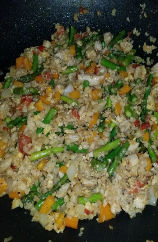 Blumenkohl gebratener Reis