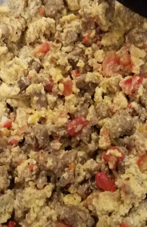 Wurst- und Prime Rib Burrito-Mischung