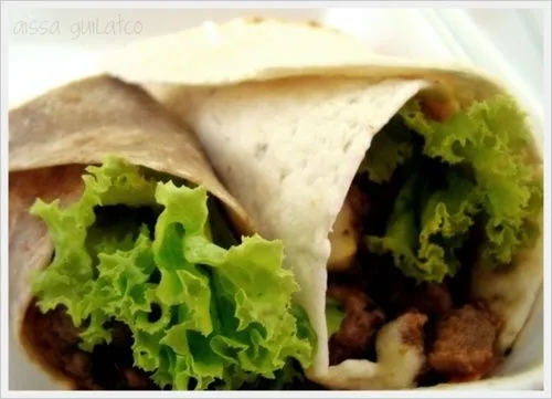 Hamburger-Wraps