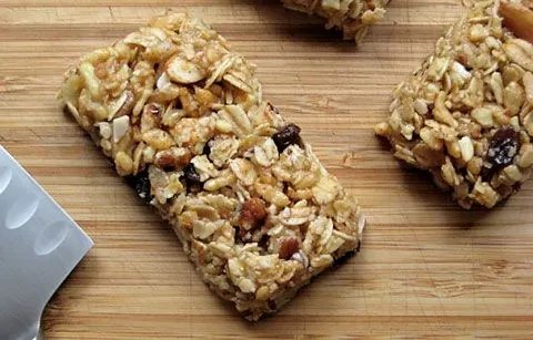 Selbstgemachte Müsliriegel