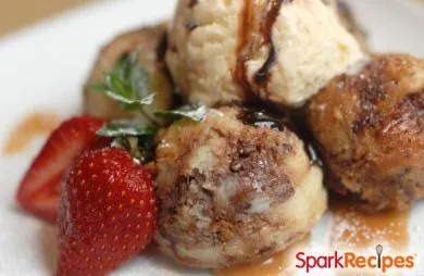 Schokoladen-Zimt-Brotpudding