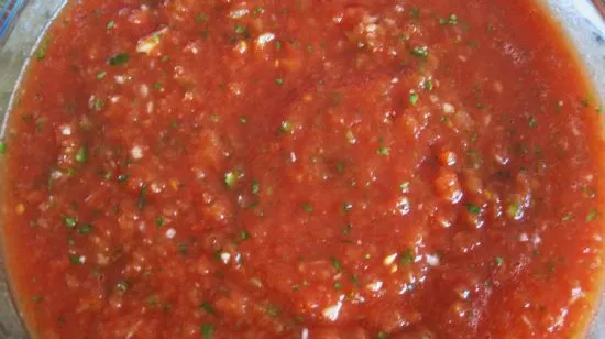 Salsa im Restaurant-Stil