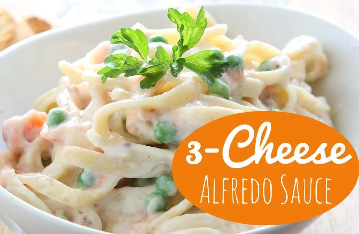 Drei-Käse-Alfredo-Sauce