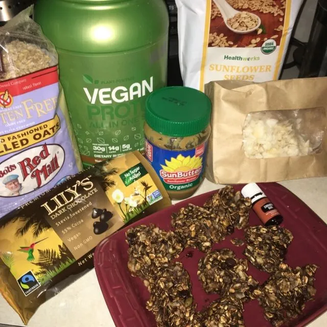 Schokoladen-Bananen-Hafer-Drops