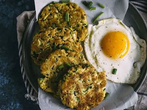Zucchini-Puffer mit 4 Zutaten