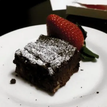 Azuki-Bohnen-Brownies