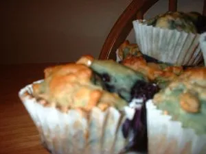 Blaubeer-Hafer-Joghurt-Muffins
