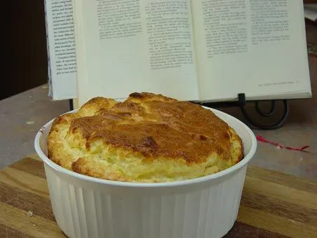 Birnen-Blauschimmelkäse-Soufflé