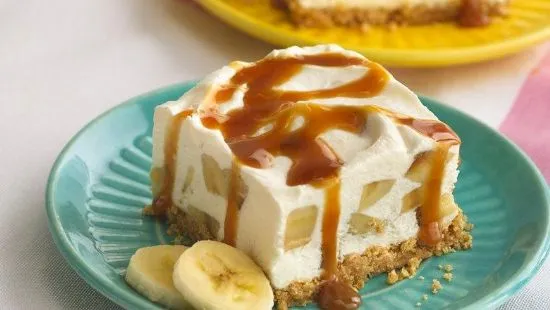 Joghurt-Bananen gefrorenes Dessert